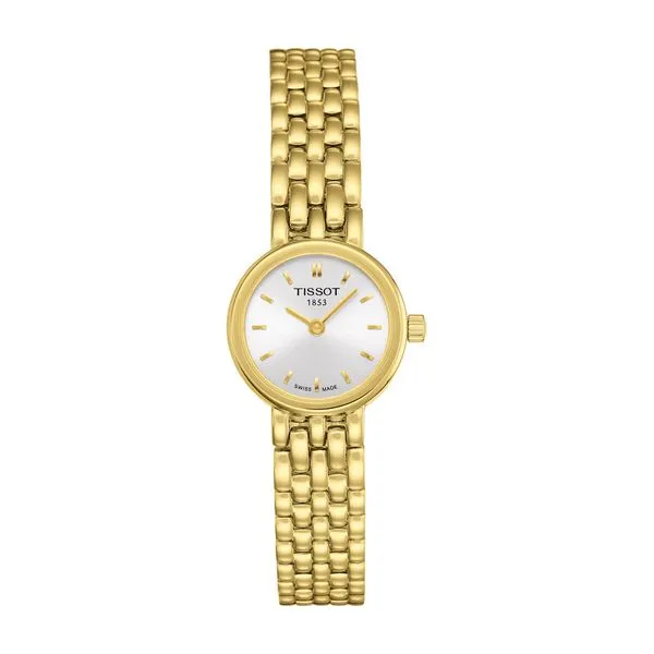 Tissot Ladies Lovely Goldtone Silver Dial Watch Simones Jewelry, LLC Shrewsbury, NJ