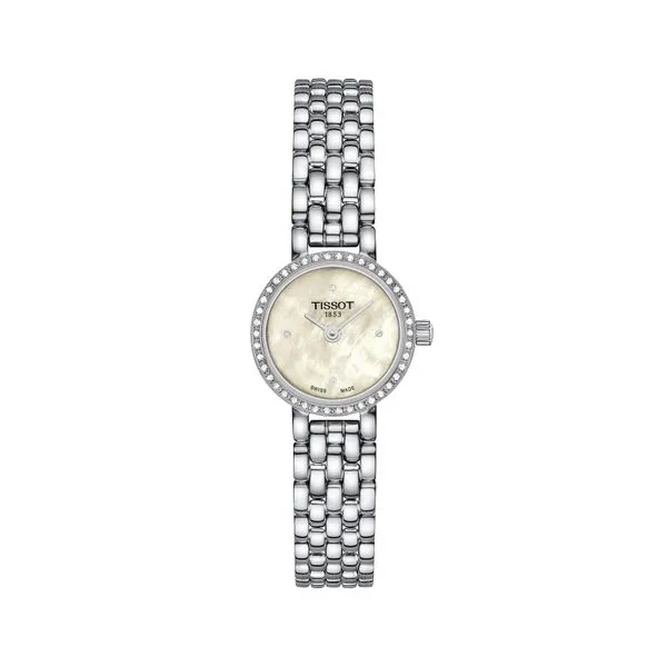 Tissot Lovely Stainless Bracelet MOP Dial Diamond Bezel Watch Simones Jewelry, LLC Shrewsbury, NJ