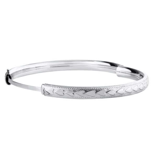 Childrens Bangle Silver Image 2 Simones Jewelry, LLC Shrewsbury, NJ