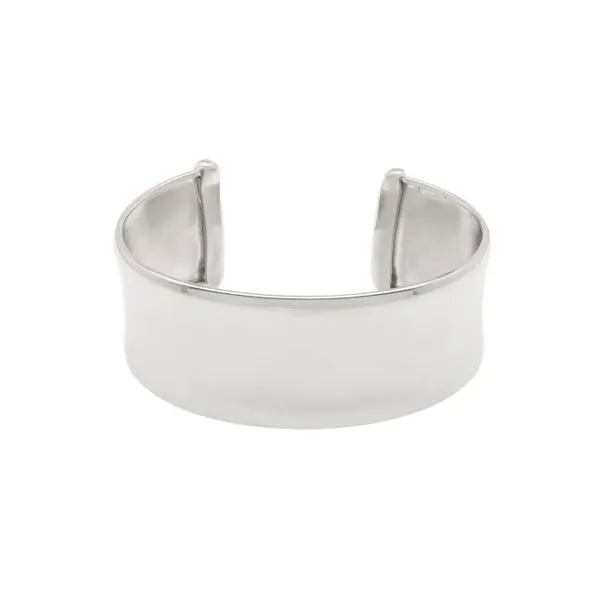 Sterling Silver Concave Cuff Bangle Simones Jewelry, LLC Shrewsbury, NJ