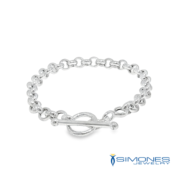 Silver Rolo Bracelet Simones Jewelry, LLC Shrewsbury, NJ