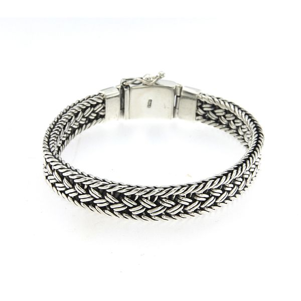 Sterling Silver Woven Bracelet Simones Jewelry, LLC Shrewsbury, NJ