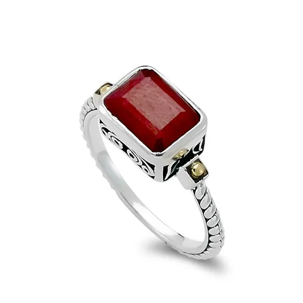 Sterling Silver Ruby Ring Simones Jewelry, LLC Shrewsbury, NJ