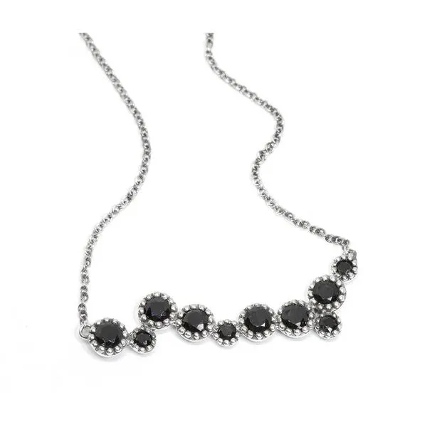 Black Spinel Necklace Simones Jewelry, LLC Shrewsbury, NJ