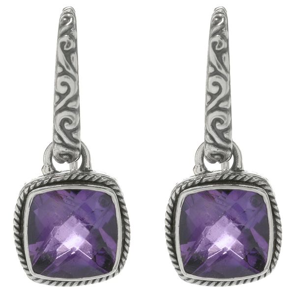 Sterling Silver & Amethyst Earrings Simones Jewelry, LLC Shrewsbury, NJ