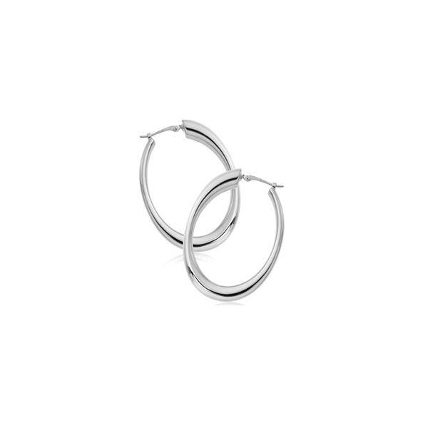 Sterling Silver Hoops Simones Jewelry, LLC Shrewsbury, NJ