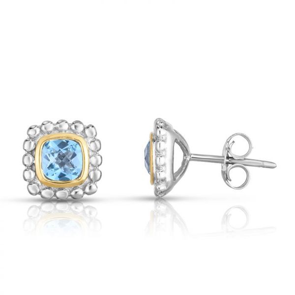 18KY & Sterling Silver Earrings Simones Jewelry, LLC Shrewsbury, NJ
