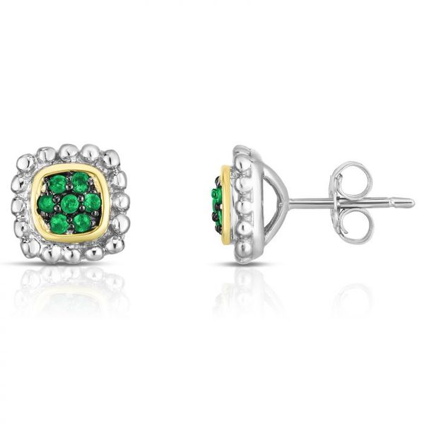 18KY & Sterling Silver Earrings Simones Jewelry, LLC Shrewsbury, NJ