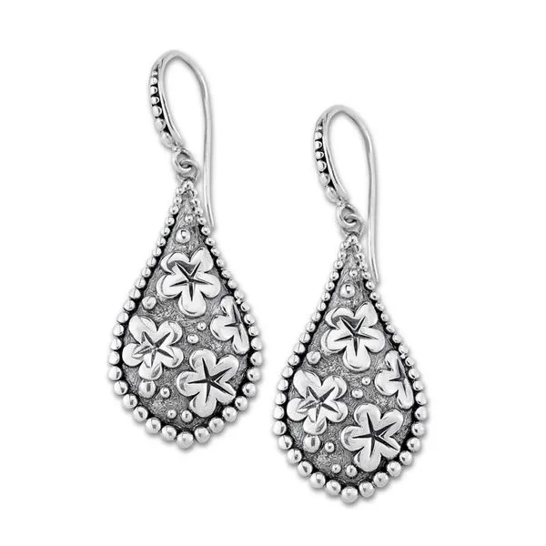Flower Engraved Earrings Simones Jewelry, LLC Shrewsbury, NJ