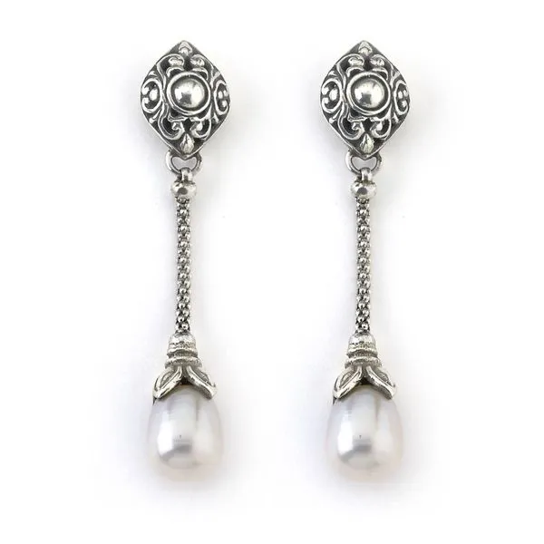 Sterling Silver Pearl Earrings Simones Jewelry, LLC Shrewsbury, NJ