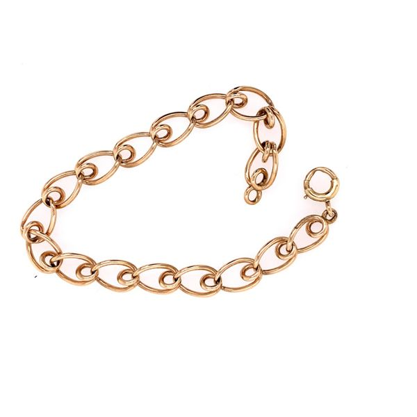 Gold Fancy Link Bracelet Simones Jewelry, LLC Shrewsbury, NJ