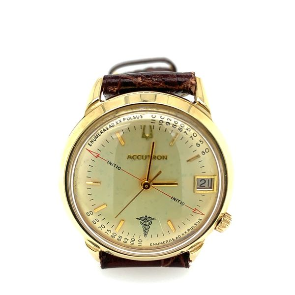 1967 14K Yellow Gold  Bulova Accutron Pulse Watch Simones Jewelry, LLC Shrewsbury, NJ