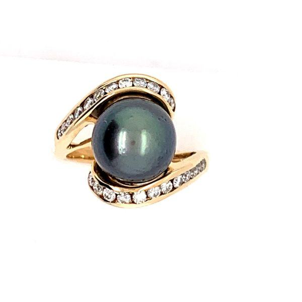 Tahitian Pearl Ring Image 2 Simones Jewelry, LLC Shrewsbury, NJ