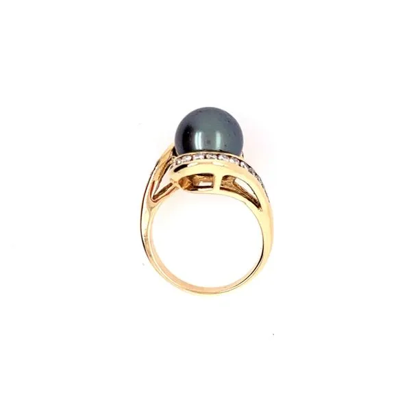 Tahitian Pearl Ring Image 3 Simones Jewelry, LLC Shrewsbury, NJ