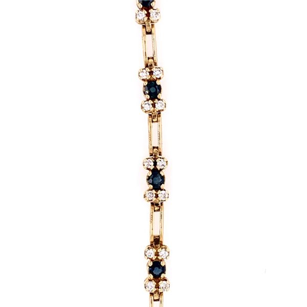 Sapphire & Diamond Bracelet Image 2 Simones Jewelry, LLC Shrewsbury, NJ