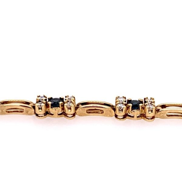 Sapphire & Diamond Bracelet Image 3 Simones Jewelry, LLC Shrewsbury, NJ