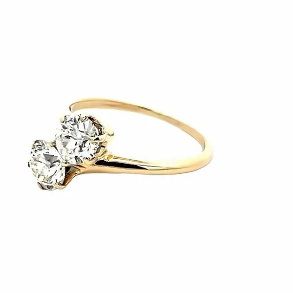 Estate Double Diamond Ring Image 3 Simones Jewelry, LLC Shrewsbury, NJ