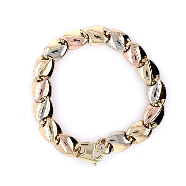 Gold Tricolor Estate Bracelet Simones Jewelry, LLC Shrewsbury, NJ