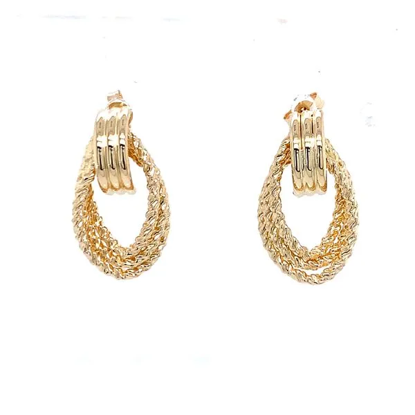 Gold Twist Estate Earrings Simones Jewelry, LLC Shrewsbury, NJ