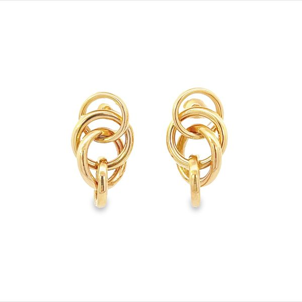 Interlocking Circle Earrings Simones Jewelry, LLC Shrewsbury, NJ