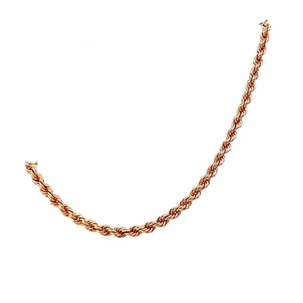 14K Rose Gold Rope Bracelet ( Estate ) Image 3 Simones Jewelry, LLC Shrewsbury, NJ