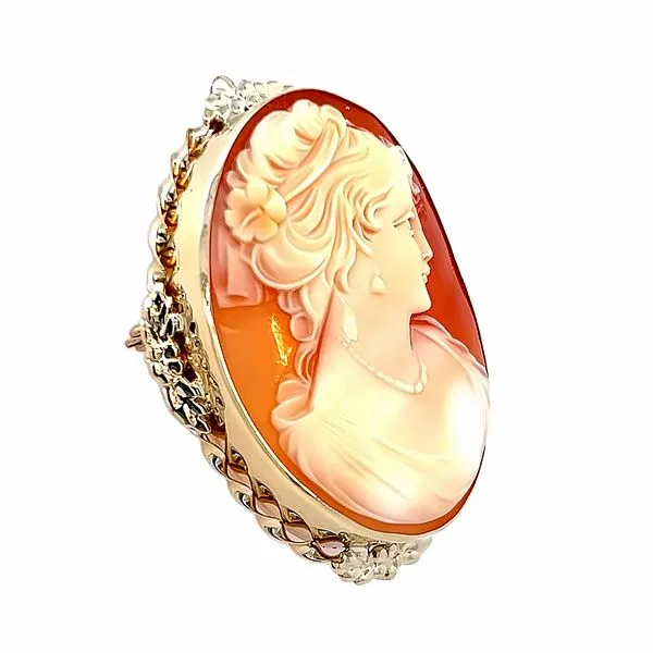 Gold Cameo Image 2 Simones Jewelry, LLC Shrewsbury, NJ