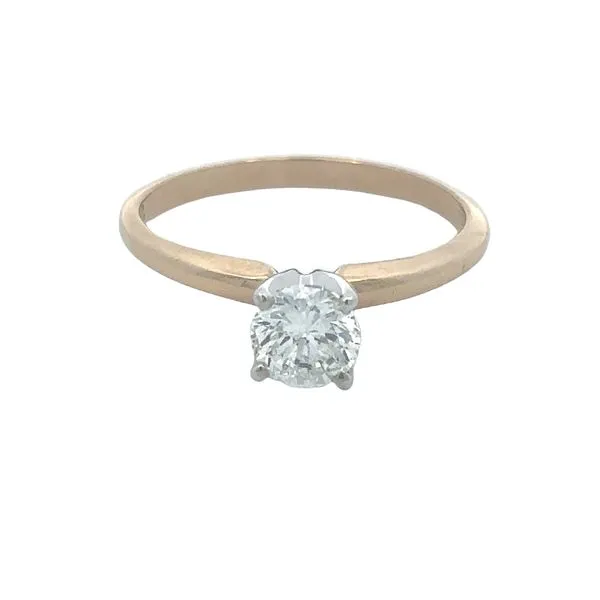 14K Yellow Natural Diamond Solitaire ing Simones Jewelry, LLC Shrewsbury, NJ