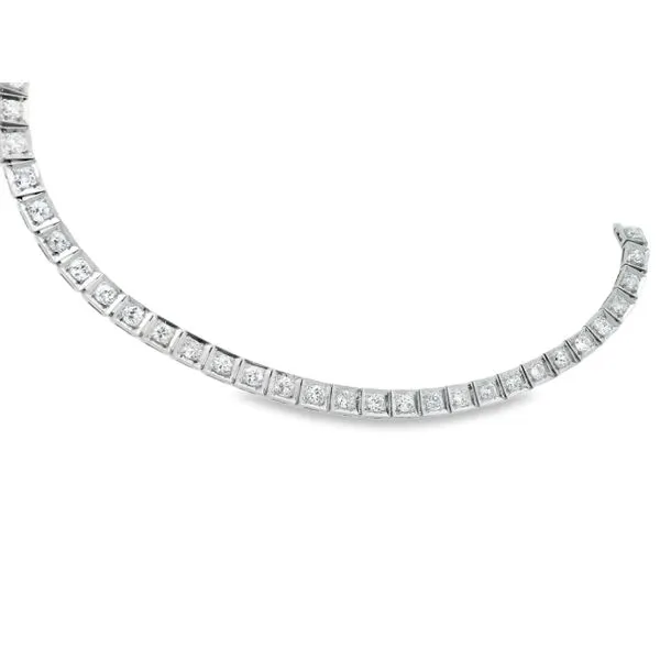 Platinum 2.00ct. Diamond Vintage Bracelet ( Estate ) Approx Dia Weight Image 2 Simones Jewelry, LLC Shrewsbury, NJ