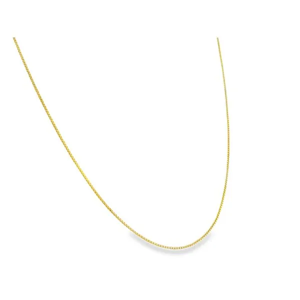 Thin Box Chain Image 2 Simones Jewelry, LLC Shrewsbury, NJ