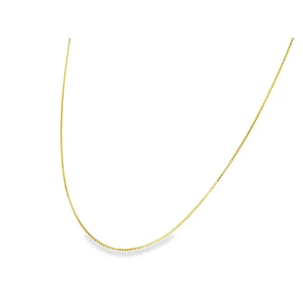 Thin Box Chain Image 3 Simones Jewelry, LLC Shrewsbury, NJ