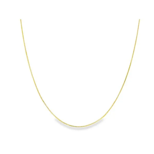 Thin Box Chain Image 4 Simones Jewelry, LLC Shrewsbury, NJ