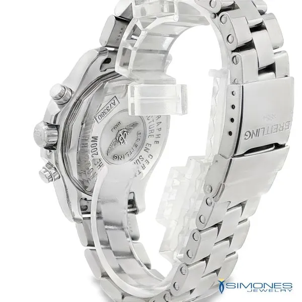 Breitling Colt Chronometre Blue Dial Panda Chronograph ( Quartz) Image 4 Simones Jewelry, LLC Shrewsbury, NJ