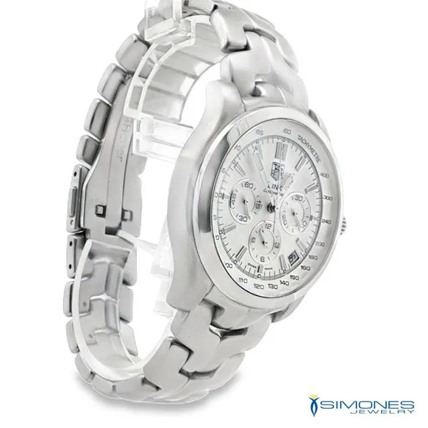 Tag Heuer Chronograph Calibre 36 Watch Stainless Steel (Pre Owned) Image 2 Simones Jewelry, LLC Shrewsbury, NJ