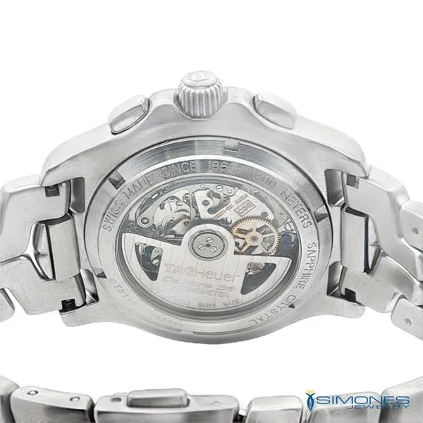Tag Heuer Chronograph Calibre 36 Watch Stainless Steel (Pre Owned) Image 4 Simones Jewelry, LLC Shrewsbury, NJ