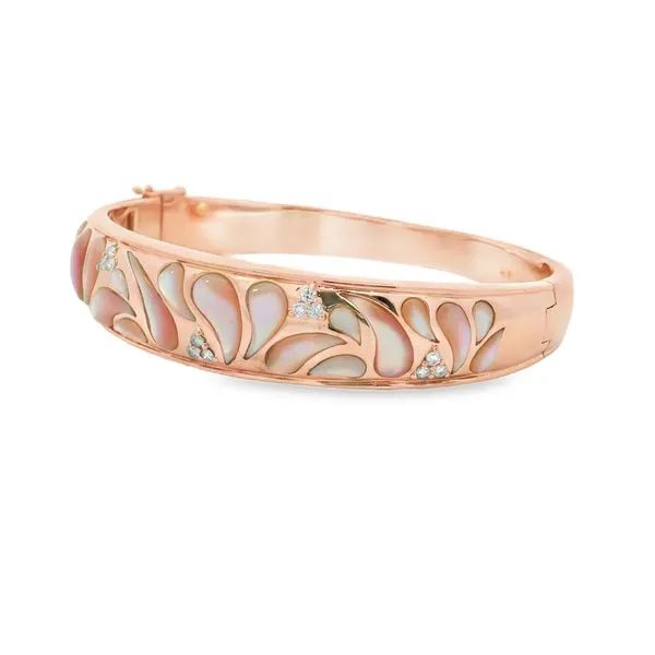 14K Rose Gold Bangle Image 3 Simones Jewelry, LLC Shrewsbury, NJ