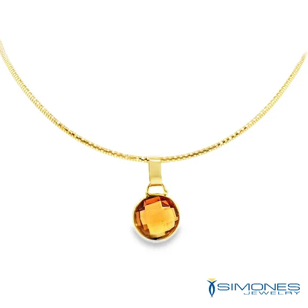 14K Citrine Pendant Estate Simones Jewelry, LLC Shrewsbury, NJ