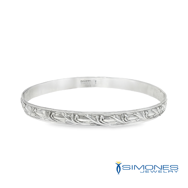 Silver Slip on Bangle Simones Jewelry, LLC Shrewsbury, NJ