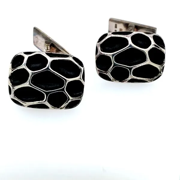 Sterling Silver Oxidized Cuffl Links Simones Jewelry, LLC Shrewsbury, NJ