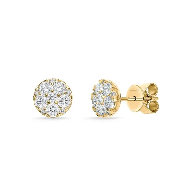 Harmony Stud Diamond Earrings - Medium Simon Jewelers High Point, NC