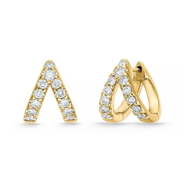 Odessa V Diamond Huggies Simon Jewelers High Point, NC