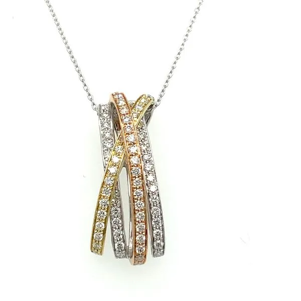 Tri-Color Diamond Pendant Simon Jewelers High Point, NC