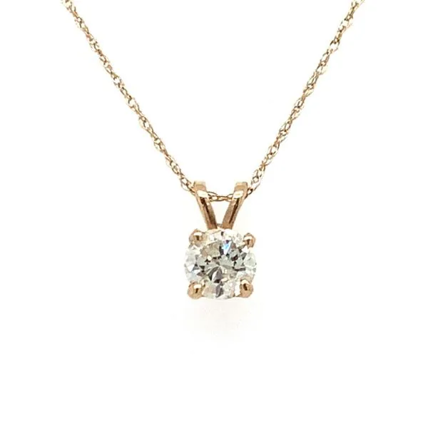 Diamond Solitaire Pendant Simon Jewelers High Point, NC