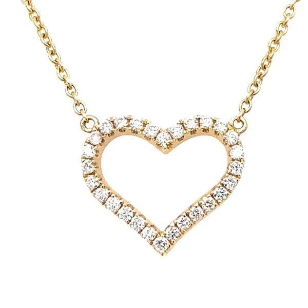 Diamond Heart Pendant Necklace