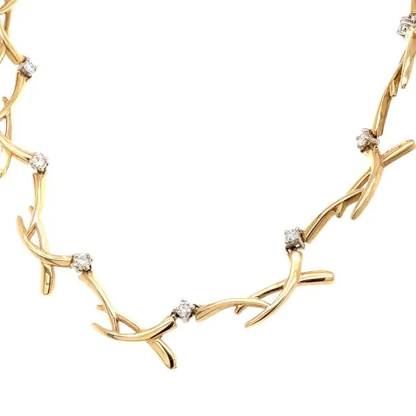 Vintage Diamond Necklace Simon Jewelers High Point, NC