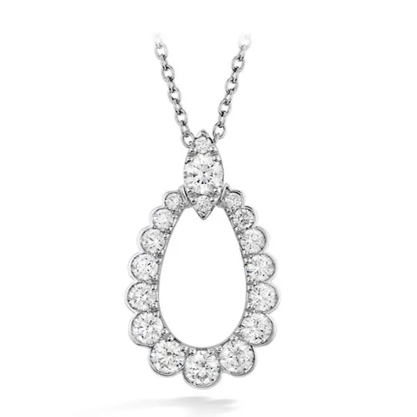 Diamond Teardrop Necklace Simon Jewelers High Point, NC