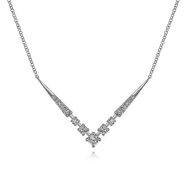 Gabriel & Co. (In-Stock) Diamond Necklace 001-165-01645 | Simon ...
