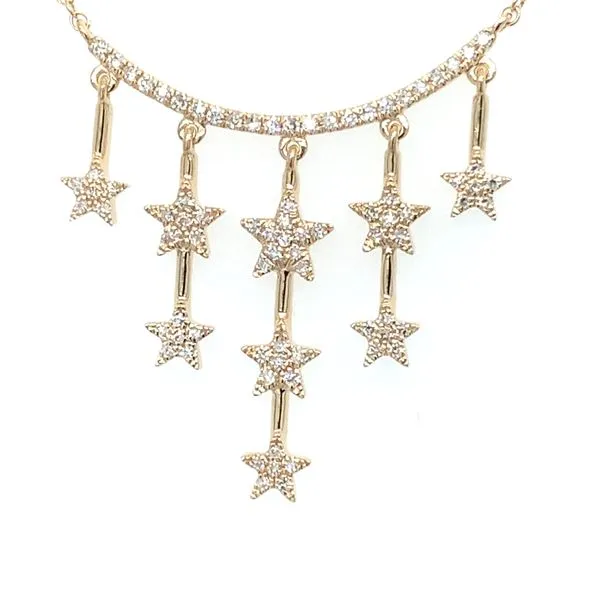 Diamond Star Necklace Image 2 Simon Jewelers High Point, NC