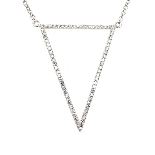 Diamond Triangle Necklace Simon Jewelers High Point, NC