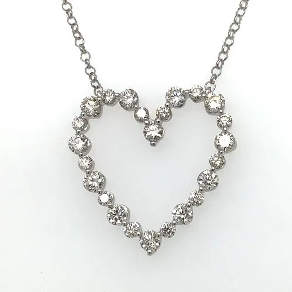 Diamond Heart Necklace Simon Jewelers High Point, NC