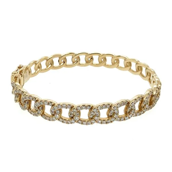 Paperclip Diamond Bangle Simon Jewelers High Point, NC